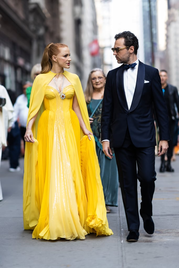 Jessica Chastain and Gian Luca Passi de Preposulo at the 2023 Tony Awards