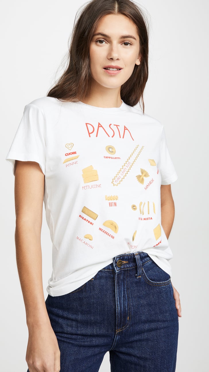 Monogram Pasta T Shirt Best Gifts For Pasta Lovers POPSUGAR Smart Living UK Photo 14