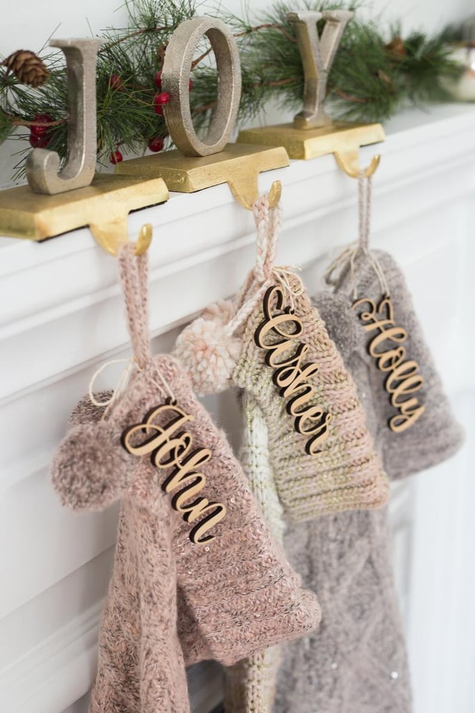 Wooden Names for Stockings