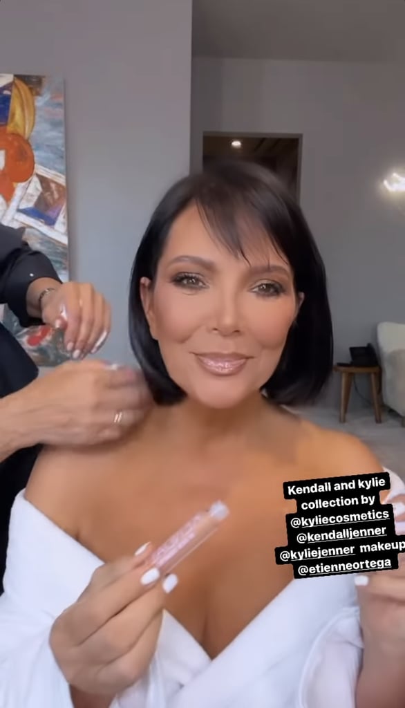 Kris Jenner New Bob Haircut With Bangs