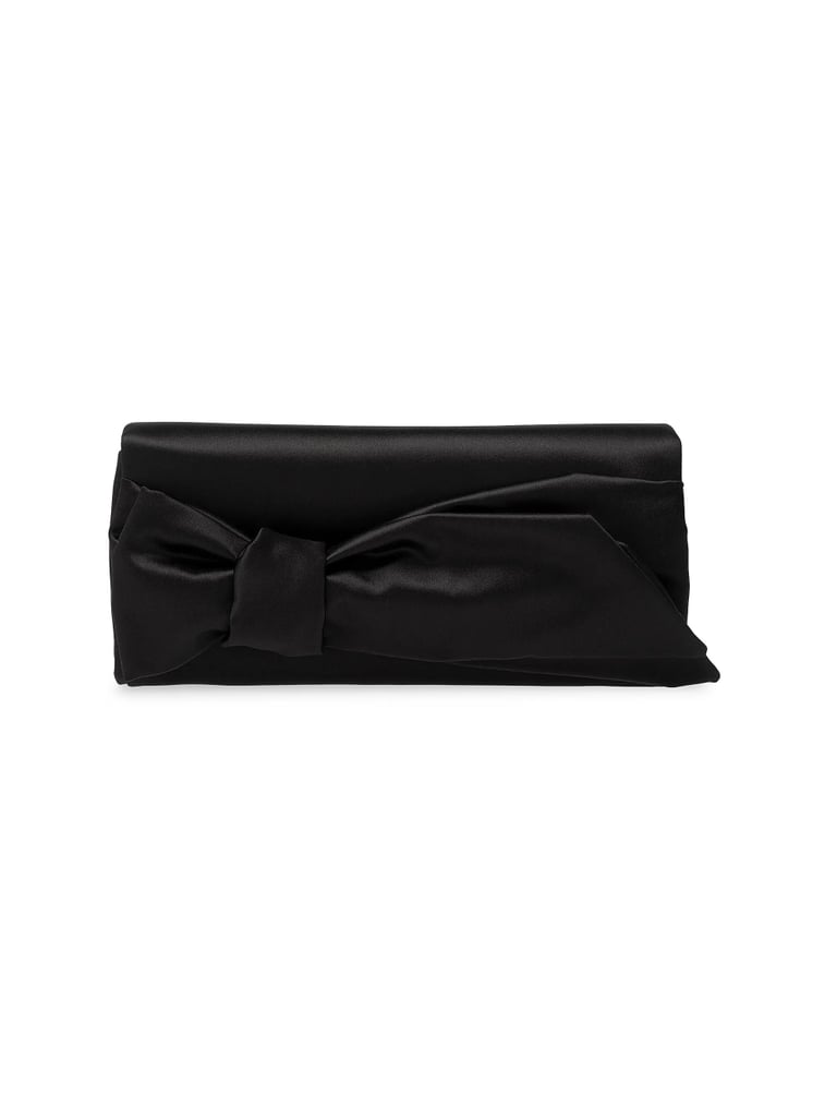 Carolina Herrera Karlita Bow Satin Clutch