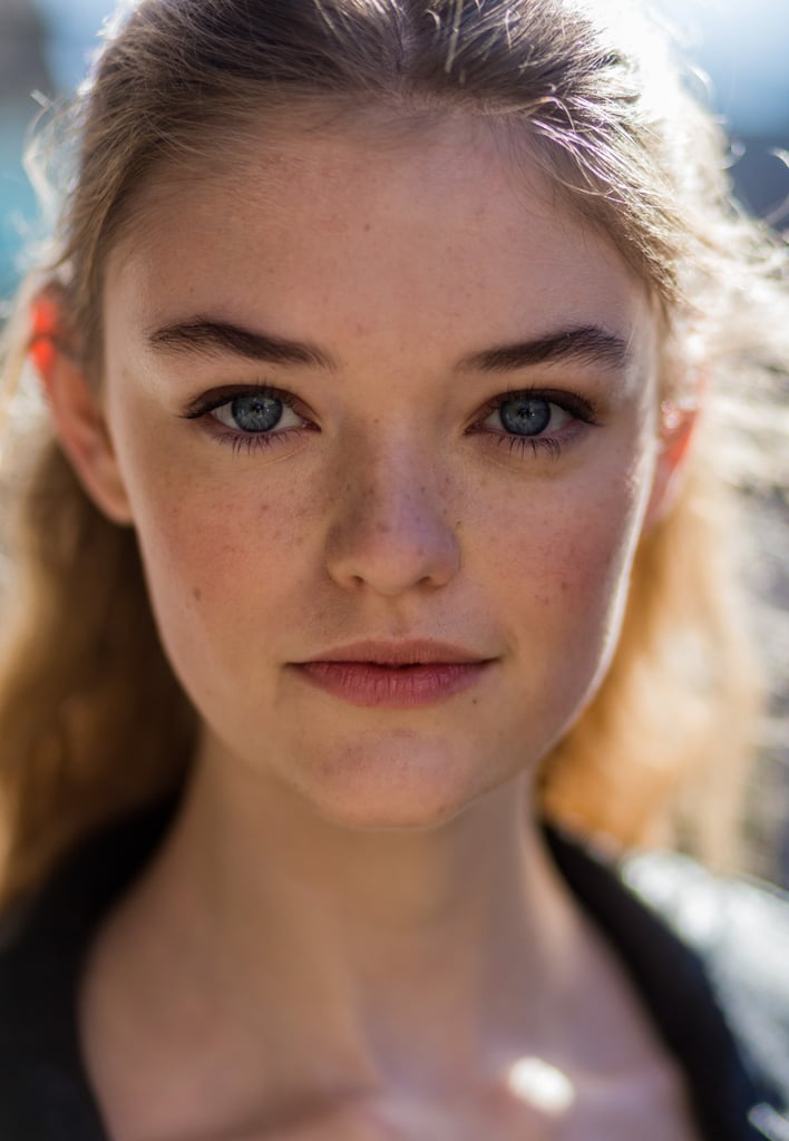 This woman's exposed freckles made the case for skipping foundation sometimes.