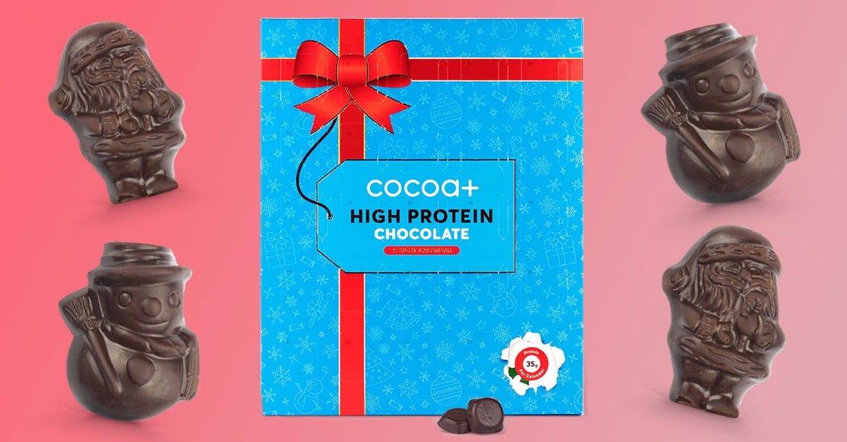 HighProtein Chocolate Advent Calendar POPSUGAR Fitness