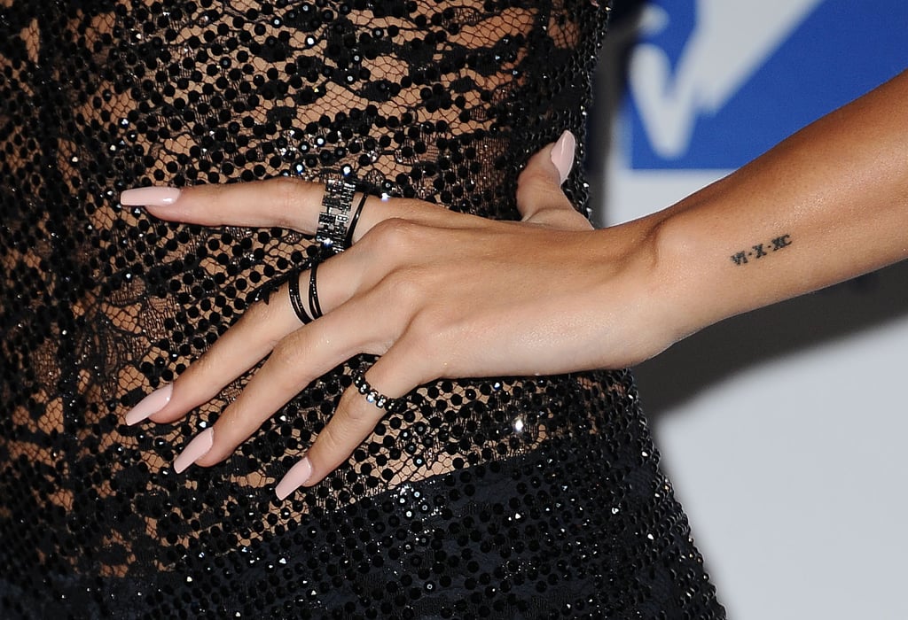 Hailey Bieber's Acrylic Nails
