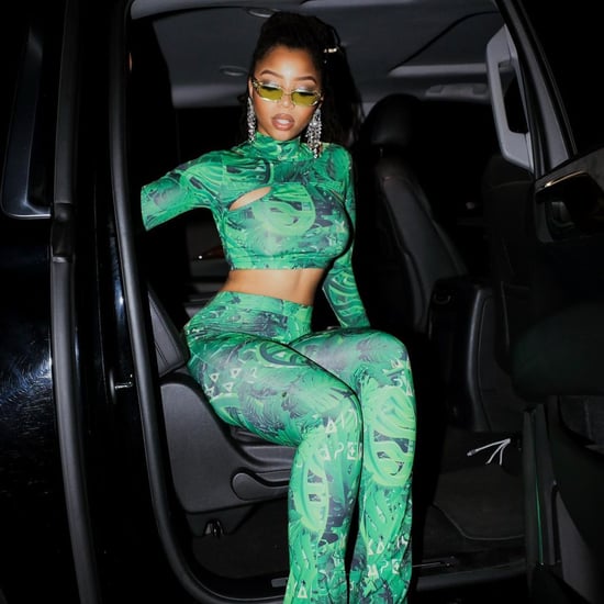 Chloe Bailey Wears Green Daily Paper Outfit