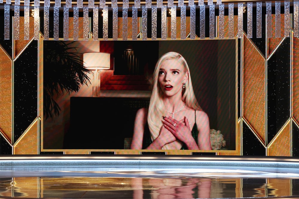 Anya Taylor-Joy's Best Moments at the 2021 Golden Globes