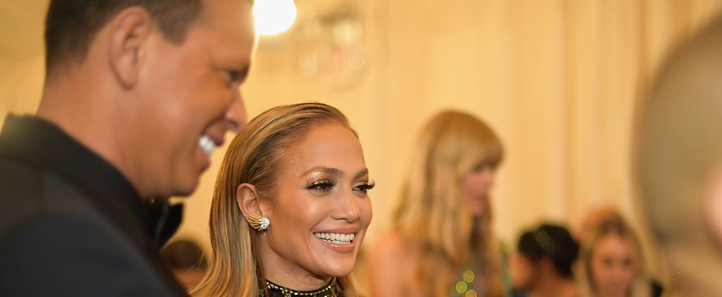 Jennifer Lopez and Alex Rodriguez at the Met Gala 2018