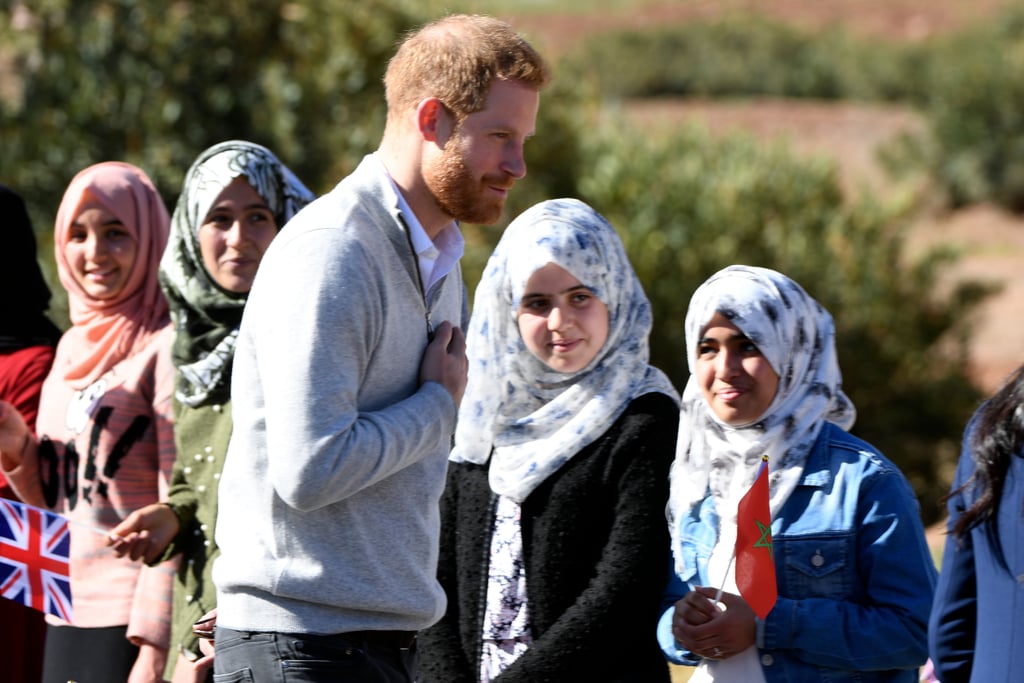 Prince Harry Meghan Markle Visit School on Morocco Tour 2019