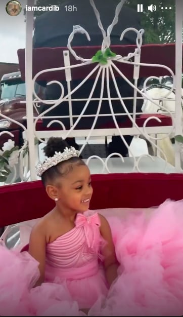 Cardi B Throws Kulture a Princess 3rd Birthday Party