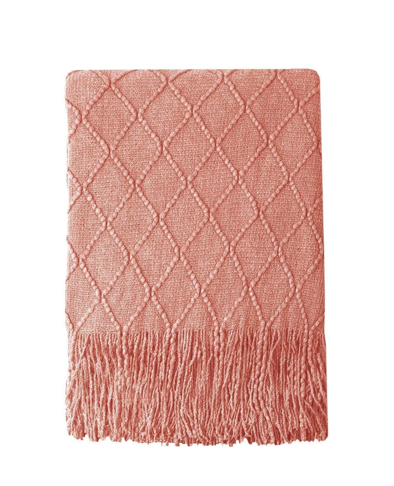 Bourina Coral Throw Blanket