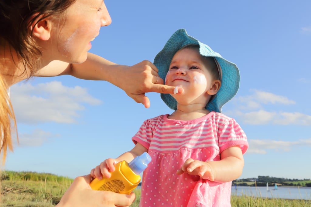 Makeup Brush Sunscreen Hack For Toddlers POPSUGAR Family