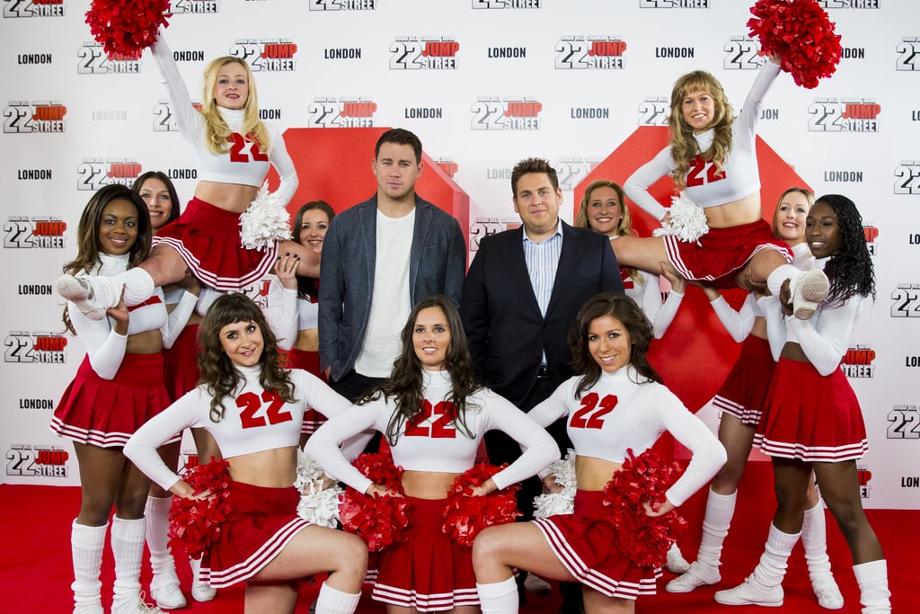 Channing Tatum and Jonah Hill had a fun photocall for 22 Jump Street in London on Thursday.