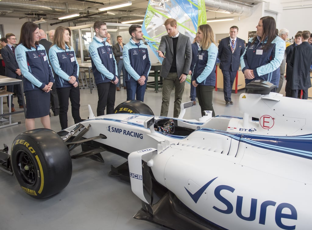 Prince Harry Visiting Silverstone Circuit Pictures