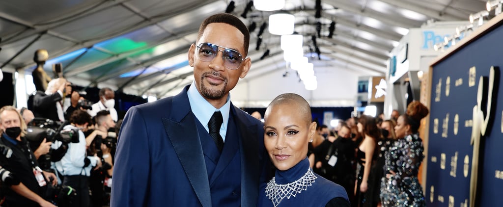 Jada Pinkett Smith's Vintage Navy Dress at SAG Awards 2022