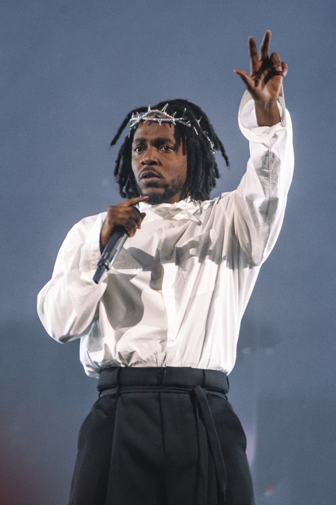 Kendrick Lamar Wearing a Tiffany & Co. "Crown of Thorns" at Glastonbury