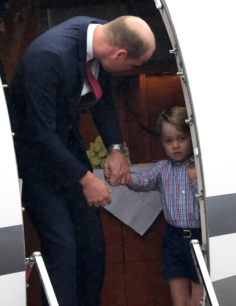 The British Royal Family Arriving in Poland July 2017