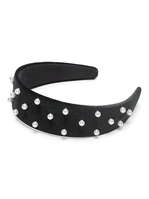 Velvet & Pearl Headband