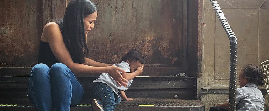 Zoe Saldana With Her Sons on Instagram June 2016