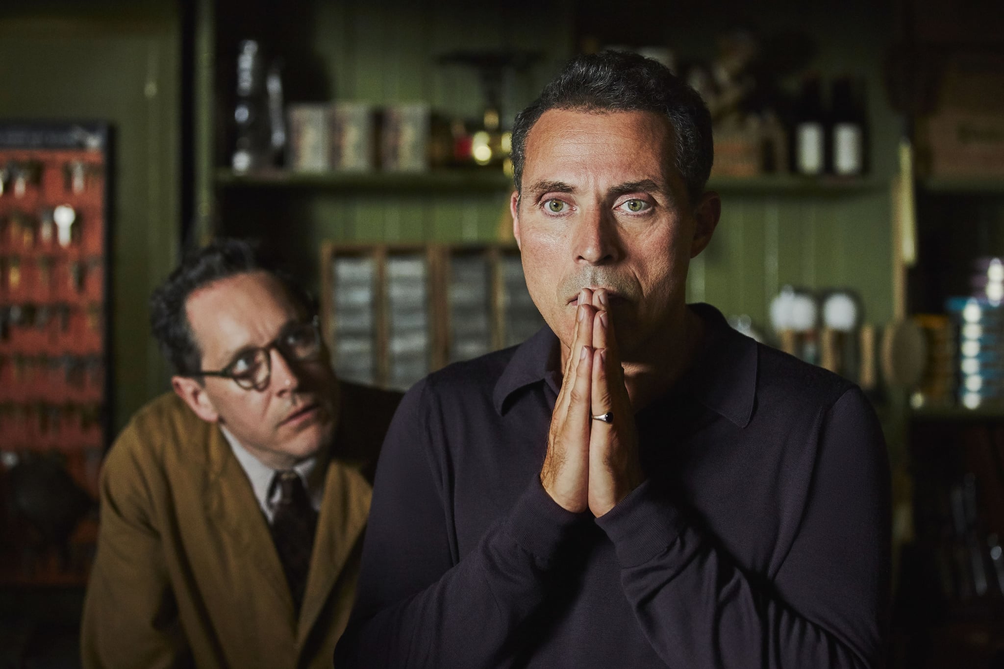 THE PALE HORSE, Rufus Sewell (right), Part One, (Season 1, ep. 102, aired Mar. 13, 2020). photo: Jonny Birch / Amazon / Courtesy Everett Collection