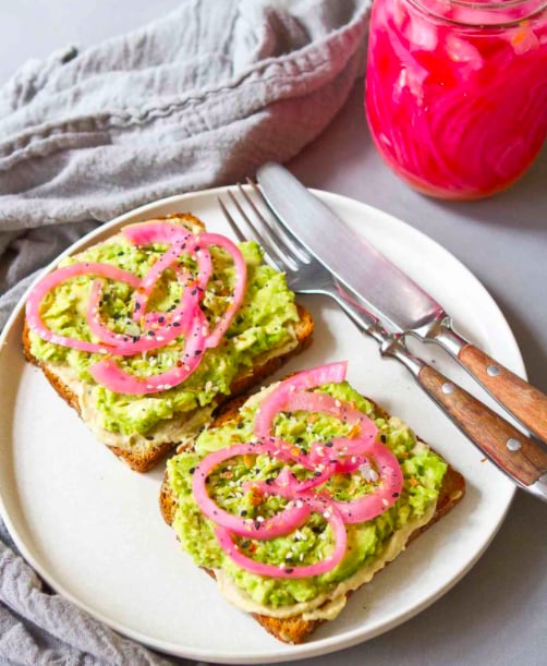 Day 2 (Weekday): Vegan Avocado Toast with Hummus