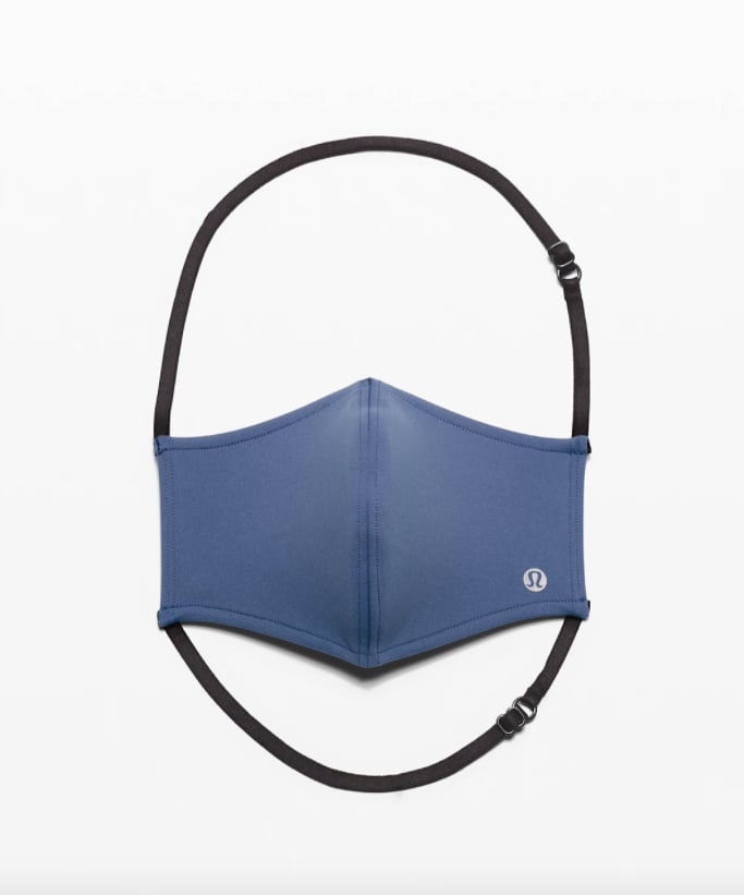 Lululemon Double Strap Face Mask in Ink Blue Lululemon's New Double