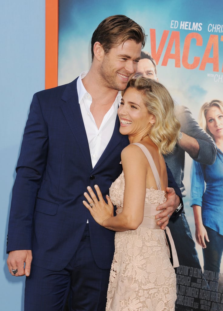Chris Hemsworth and Elsa Pataky at Vacation Premiere Photos