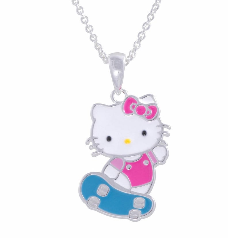 Hello Kitty Skateboarding Pendant