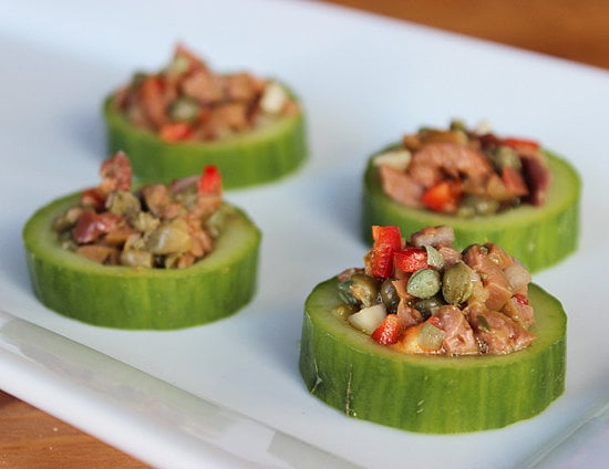 Cucumber Cups With Tapenade