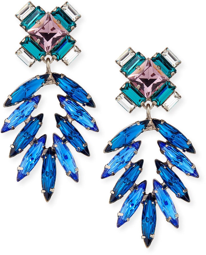 Dannijo Simon Crystal Drop Earrings ($370)