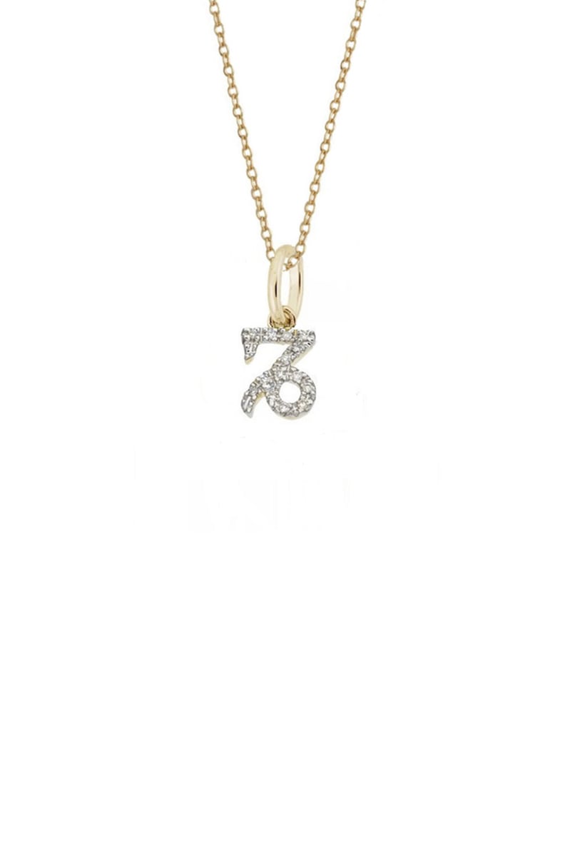 Rachael Ryen Diamond Zodiac Necklace