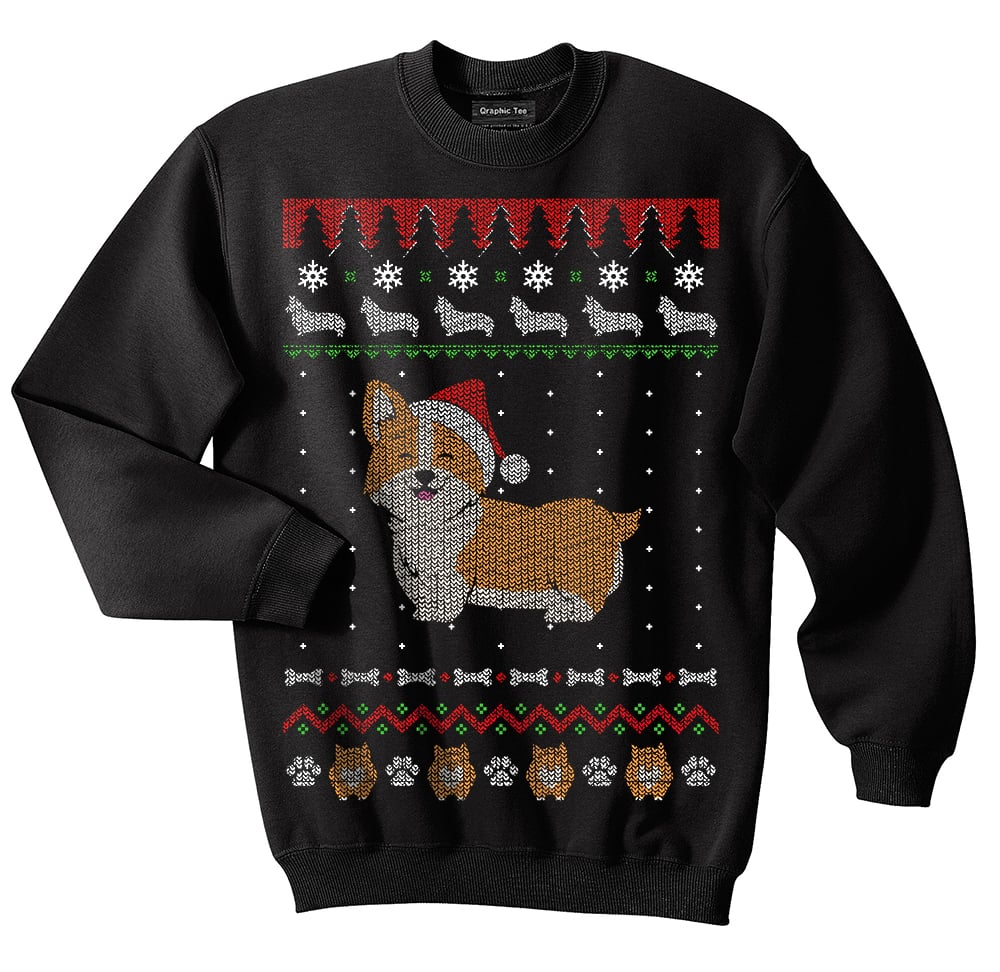 Corgi Ugly Christmas Sweater