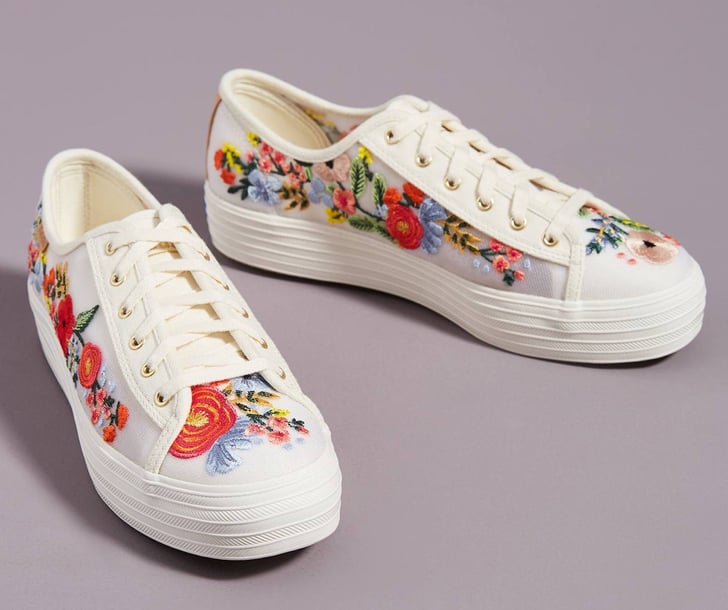 floral sneakers