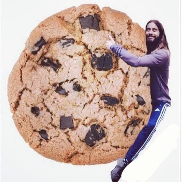 Jared Hugging a Cookie