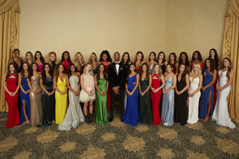 Matt James With HIs Entire Cast on The Bachelor