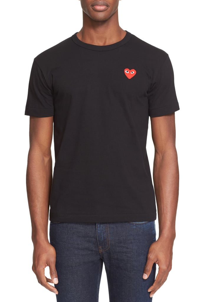 A Great T-Shirt: Comme des Garçons Play Cotton Jersey Slim Fit Crewneck T-Shirt