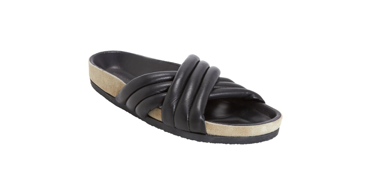 versus schild Iedereen Isabel Marant black Holden pool slides ($510) | This Is How You Wear Pool  Slides Right This Second | POPSUGAR Fashion Photo 5