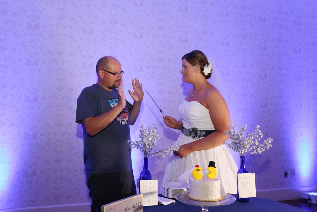 Transformer and Pac-Man Themed Wedding