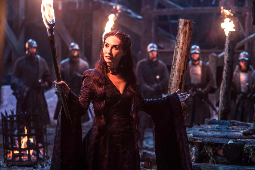 Melisandre is still up to her fiery tricks.