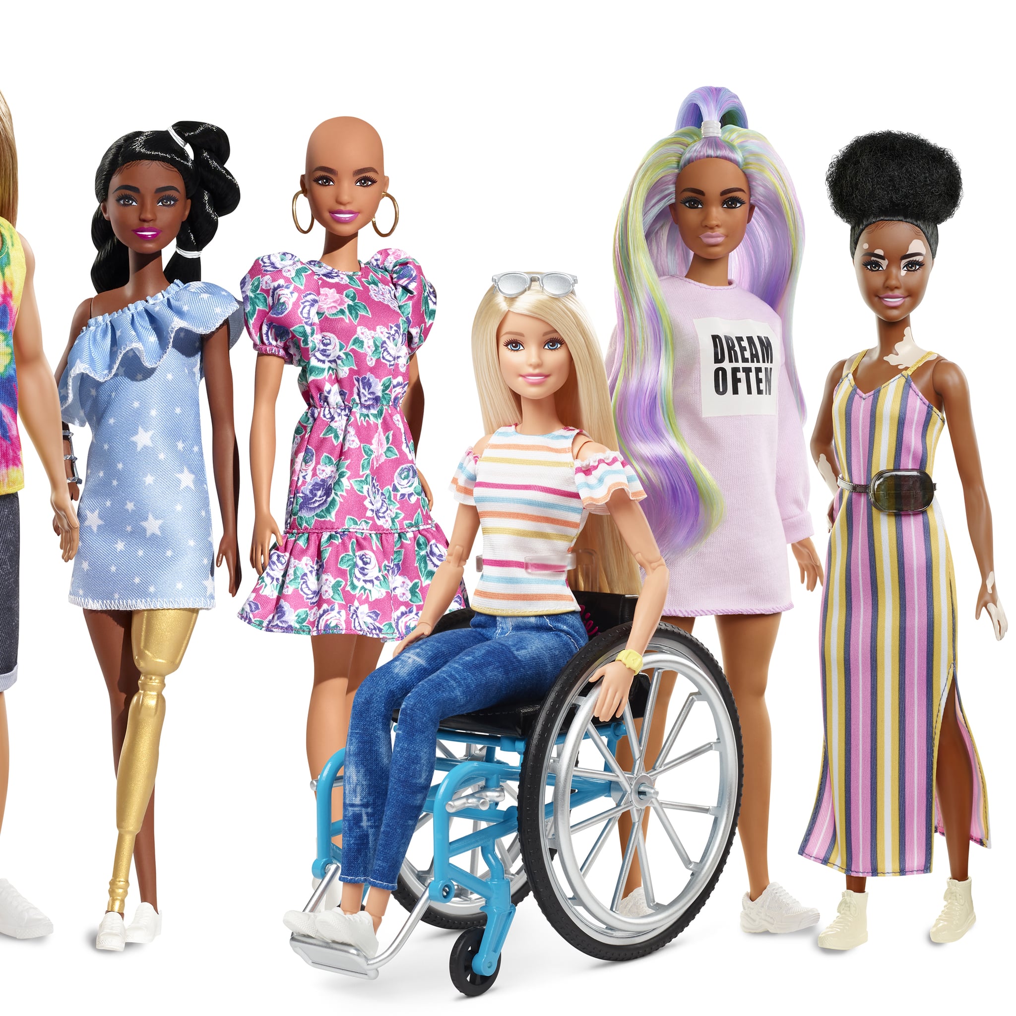 barbie with no hair