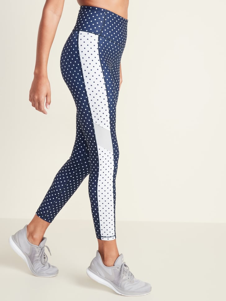 navy workout leggings