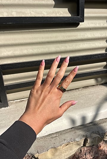 I Tried the Ballerina Nail Trend: See Photos