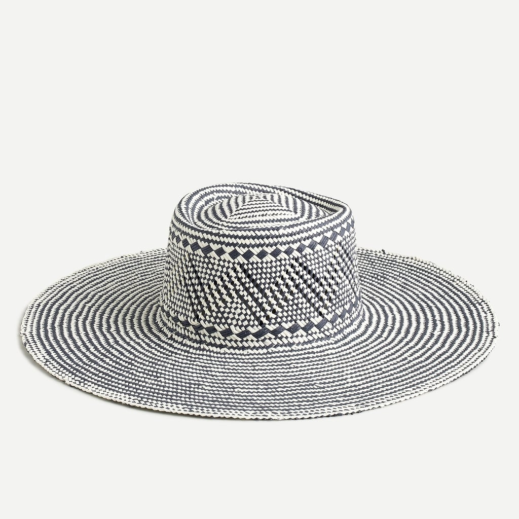 J.Crew Woven Hat With Extra-Wide Brim