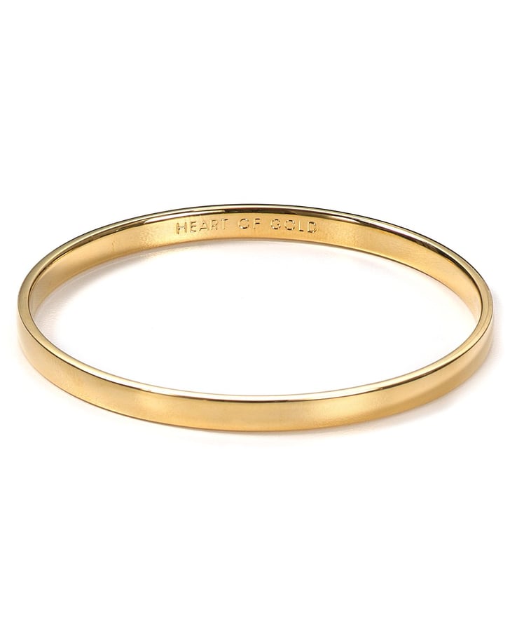 For Her: Heart of Gold Bangle | Valentine's Day Gift Guide | POPSUGAR ...