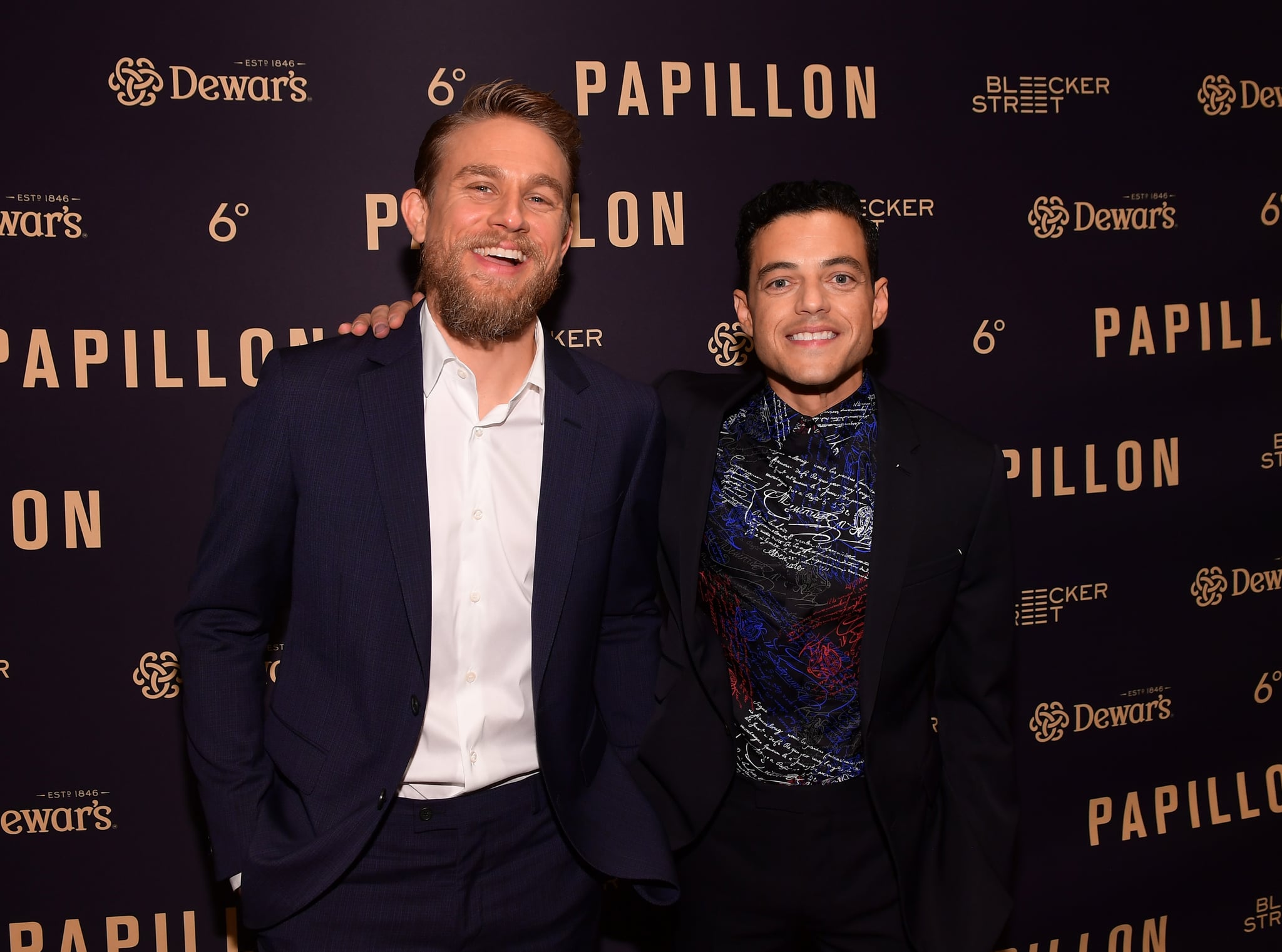 Celebrity Entertainment Charlie Hunnam And Rami Malek Are The