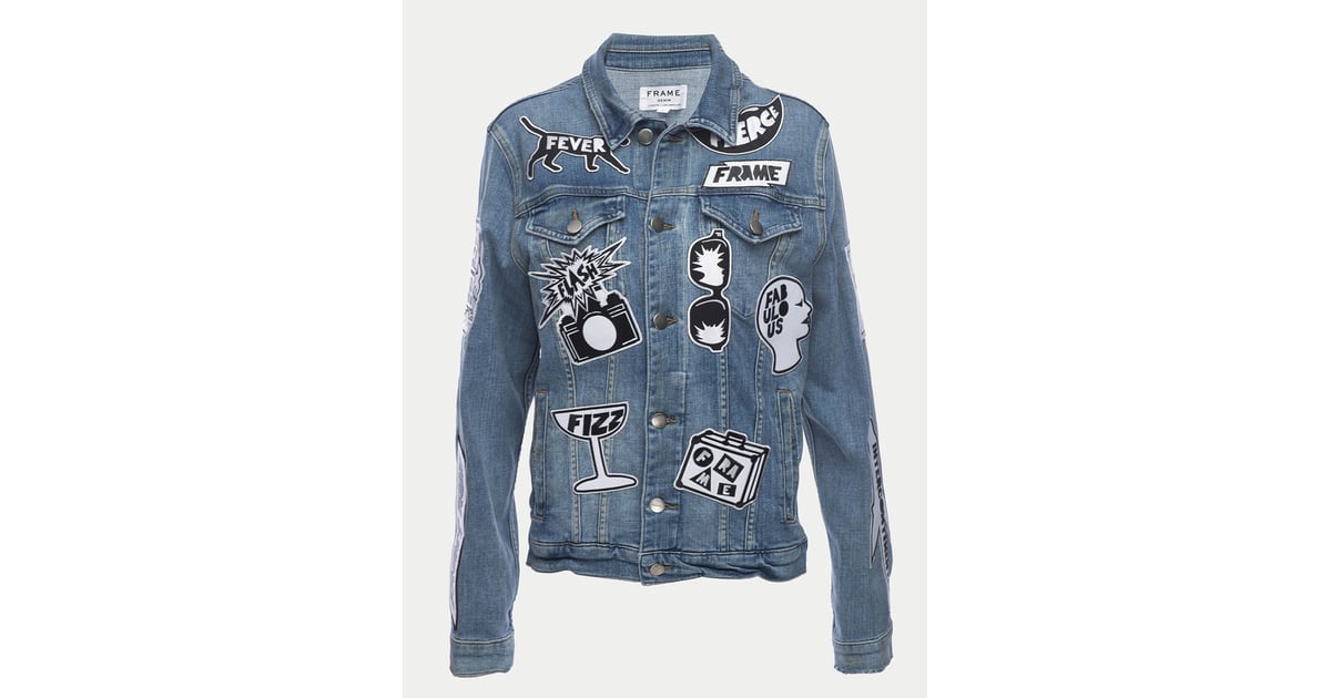 Le Original Patch Jacket ($575) | Gigi Hadid's Frame Denim Jacket at ...