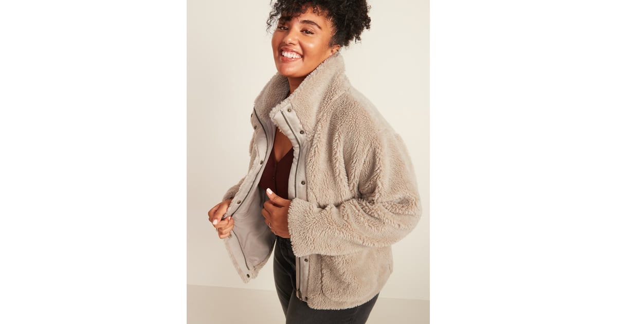 teddy jacket old navy