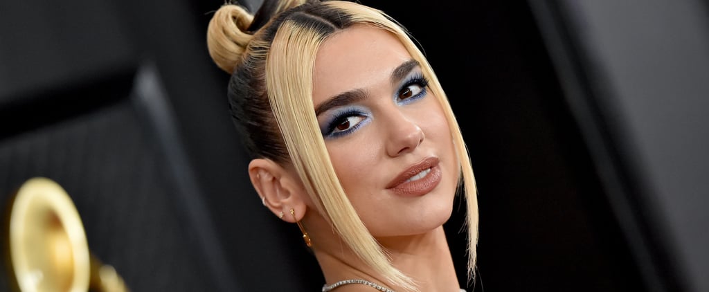 Dua Lipa's Holiday Nail Art From Nails by Mei 2020
