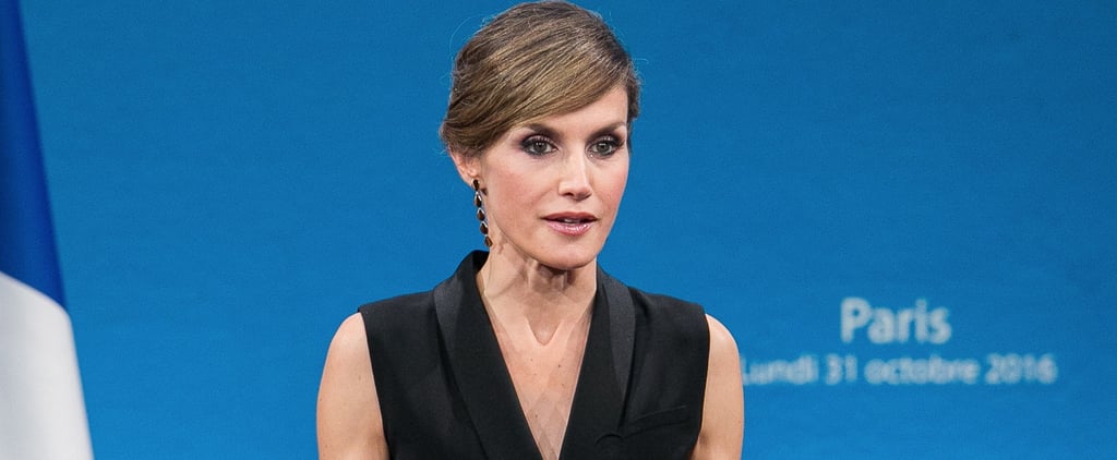 Queen Letizia's Long Earrings October 2016