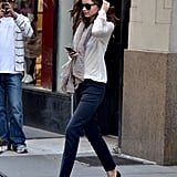 Adding pumps instantly dresses up your look — even if it is just jeans and a tee or blouse.