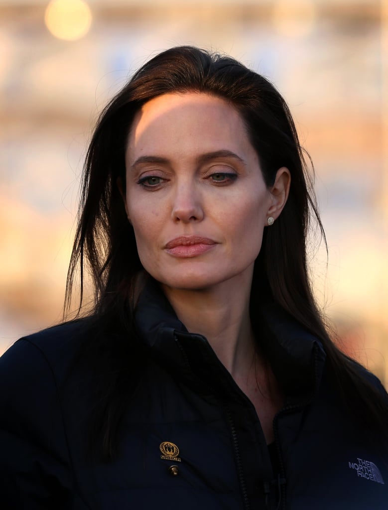Angelina Jolie at Refugee Camp in Iraq January 2015